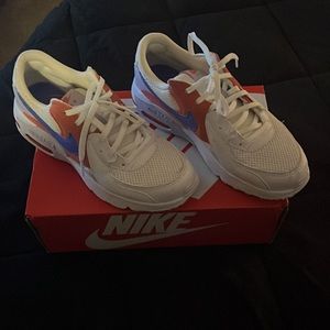 Nike air max white pink and lavender